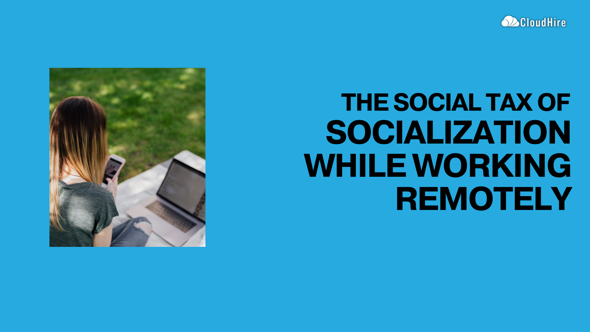 The Social Tax of Socialization While Working Remotely