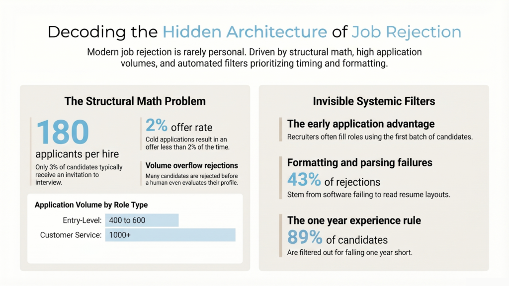 Job rejection patterns