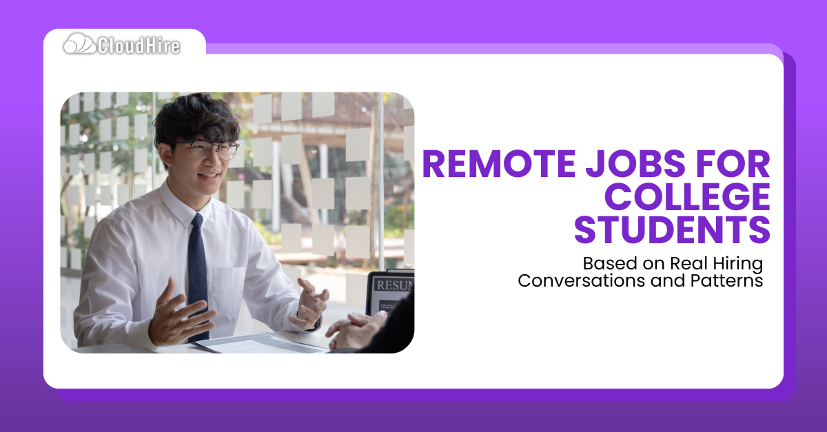 Remote Jobs for College Students