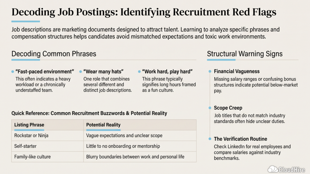 Understanding Job Posting Language and Red Flags