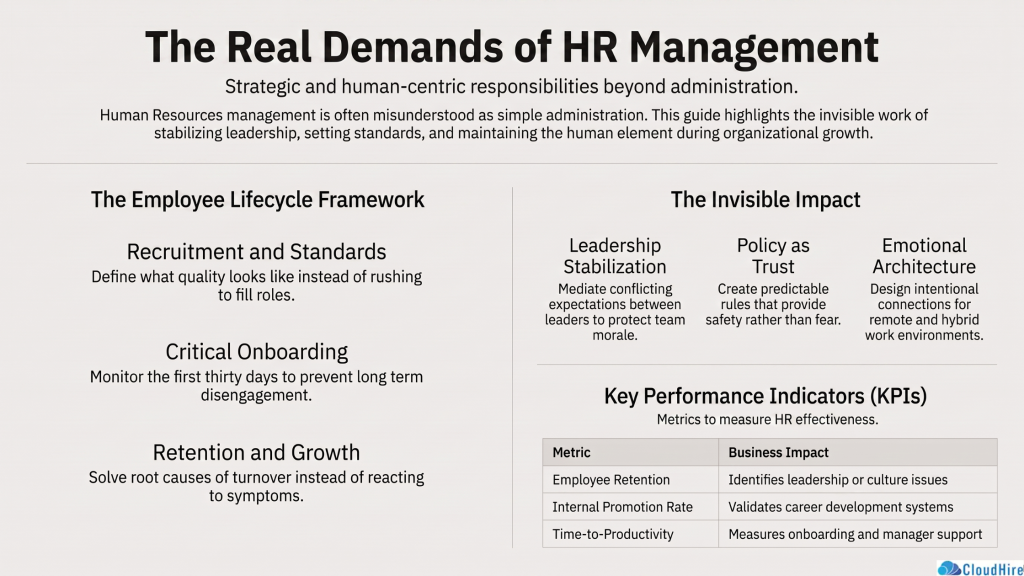 HR Manager Responsibilities