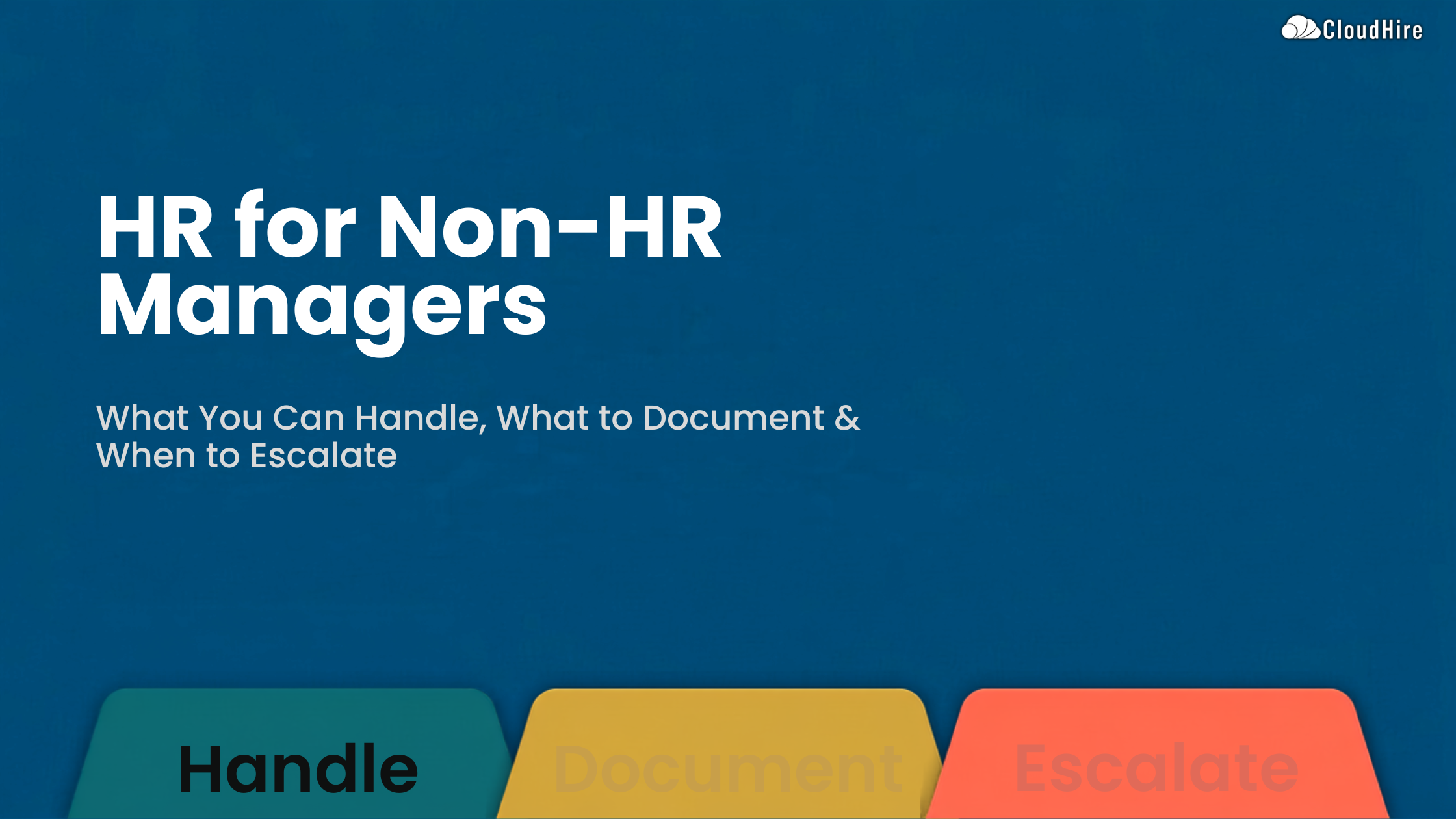 HR for Non-HR Managers